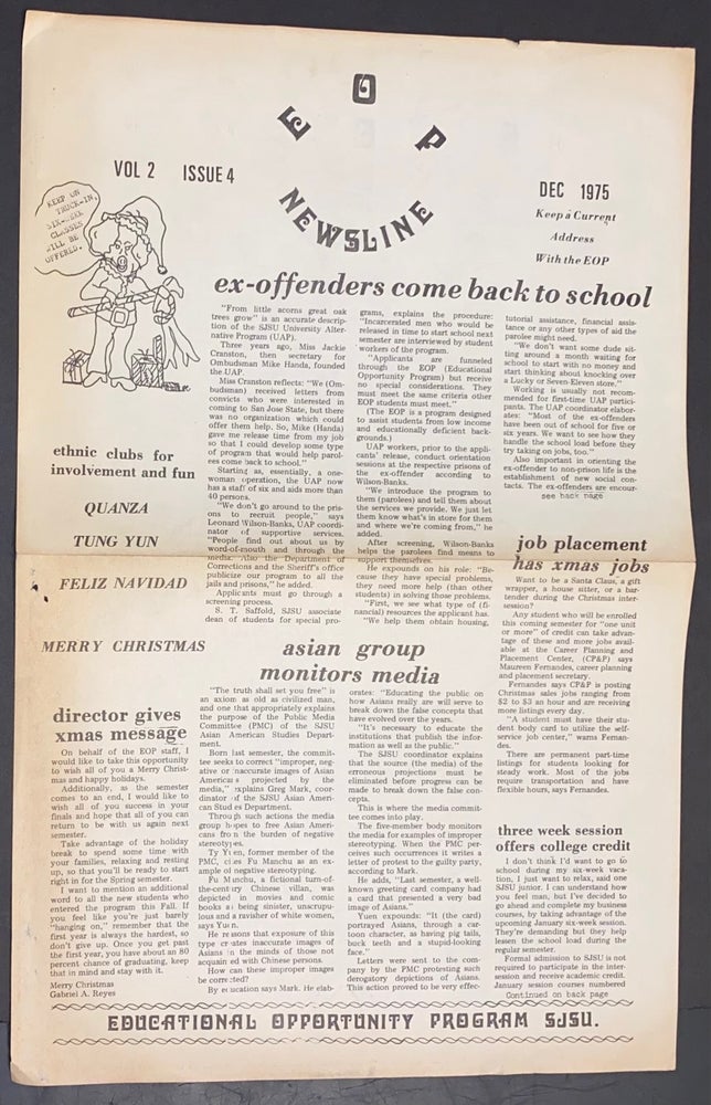 Cat.No: 304018 EOP Newsline. Vol. 2 issue 4 (Dec. 1975