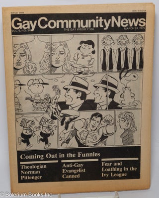 Cat.No: 304171 GCN: Gay Community News; the gay weekly; vol. 6, #34, March 24, 1979:...