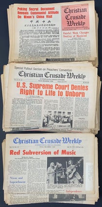 Cat.No: 304389 Christian Crusade Weekly [163 issues]. Billy James Hargis