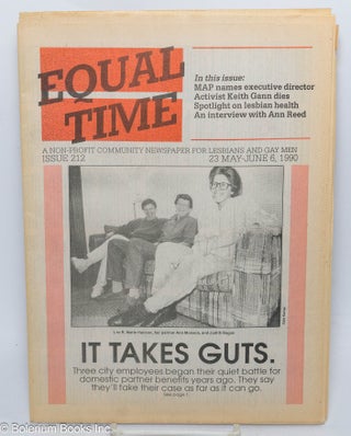 Cat.No: 304474 Equal Time: for gay men & lesbians; #212, May 23 - June 6, 1990: It Take...