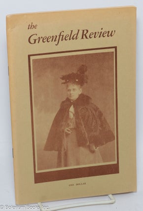Cat.No: 304481 The Greenfield Review: vol. 2, #1. Joseph Bruchac, Carol Bruchac, William...