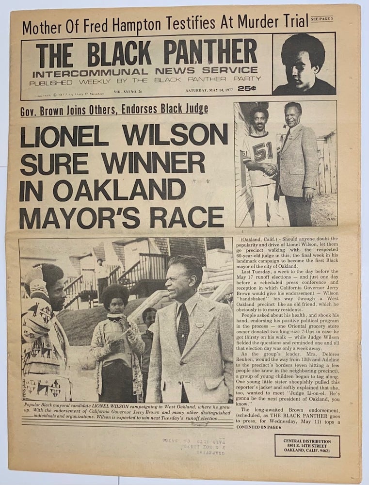 Cat.No: 304511 The Black Panther Intercommunal News Service. Vol. XVI no. 26