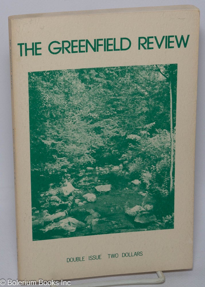Cat.No: 304627 The Greenfield Review: vol. 5, #1 & 2, Double Issue. Joseph Bruchac, Peter...