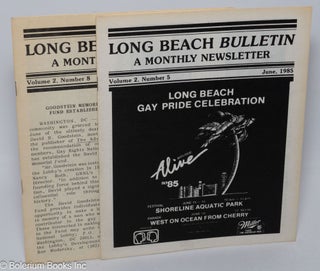 Cat.No: 304665 Long Beach Bulletin: a monthly newsletter [two issues]. Eldon Klein, Tina...