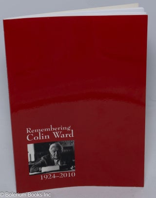 Cat.No: 304687 Remembering Colin Ward, 1924-2010