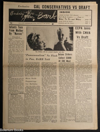 Cat.No: 304701 Berkeley Barb: vol. 2, #8, February 25, 1966. Max Scherr