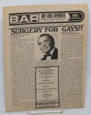 Cat.No: 304726 B.A.R. Bay Area Reporter: the catalyst for all factions of the gay...