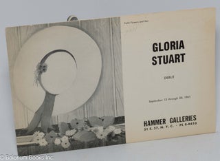 Cat.No: 304787 Gloria Stuart. Debut. September 13 through 20, 1961. Victor J. Hammer