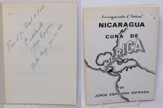 Cat.No: 304809 Nicaragua, cradle of “America” = Nicaragua Cuna de America. Jorge...