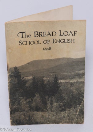 Cat.No: 304825 The Bread Loaf School of English
