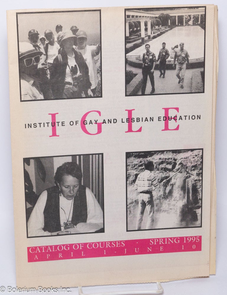 Cat.No: 304995 IGLE: catalogue of courses; Spring 1995, April 1 - June