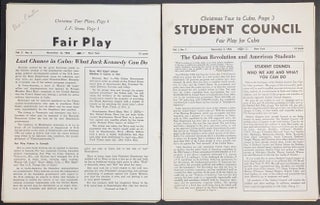 Cat.No: 305025 Fair Play [10 issues, together with 7 issues of Student Council, and one...