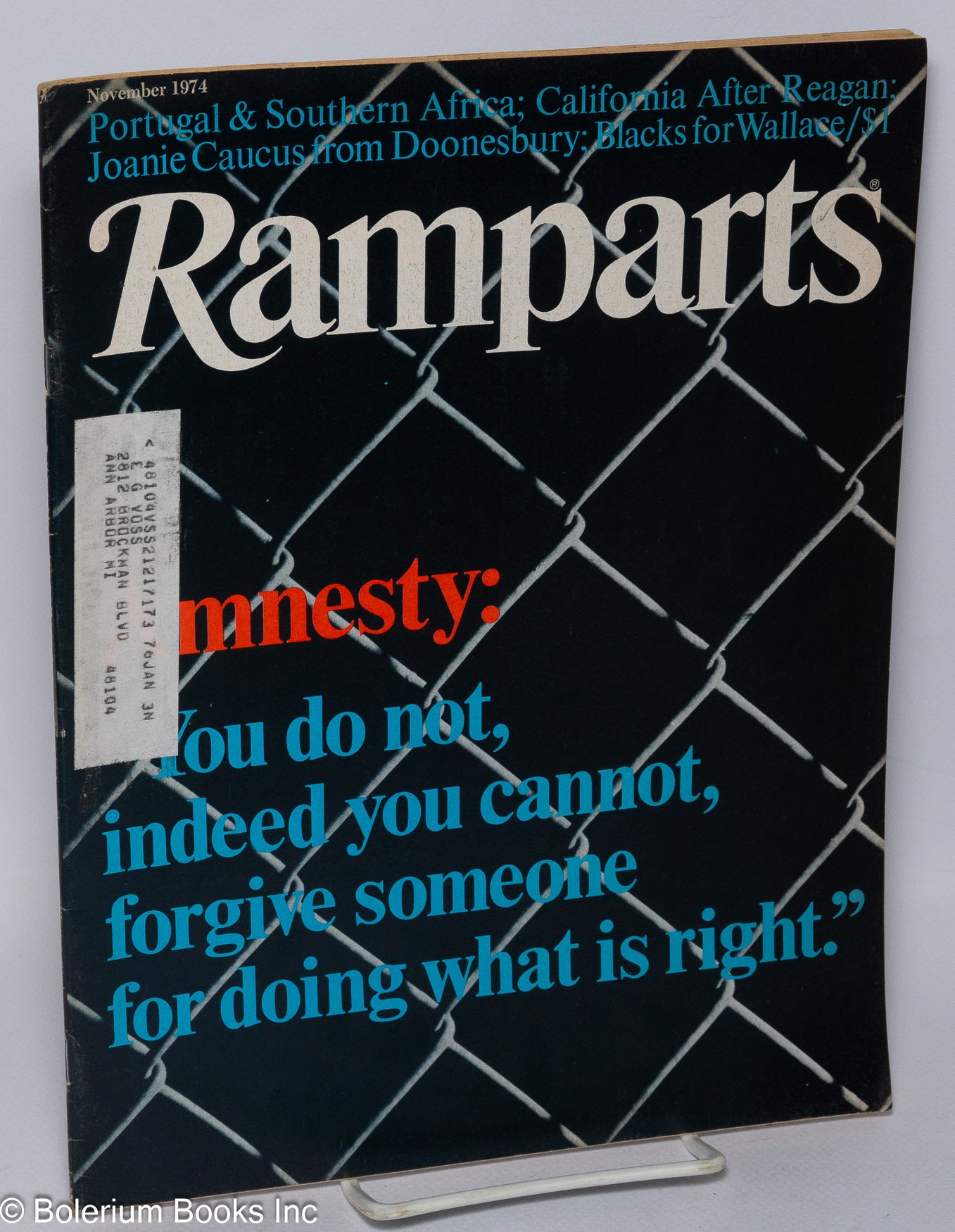 David Horowitz Ramparts Ramparts: Volume 13, Number 4, November 1974 | David Horowitz, eds ...