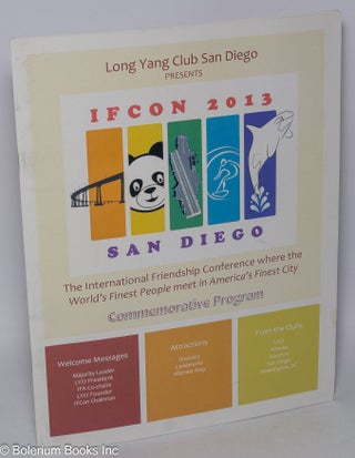 Cat.No: 305088 Long Yang Club San Diego presents IFCon 2013 [commemorative program] The...