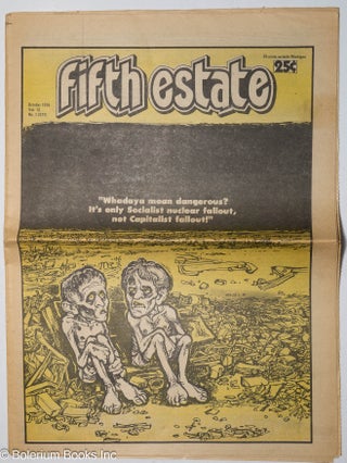 Cat.No: 305106 Fifth Estate: vol. 12, #1 (#277), October 1976