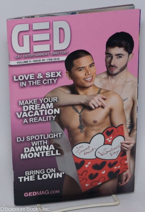 Cat.No: 305146 GED: Gay Entertainment Directory vol. 5, #9, Feb., 2018: Love & Sex in the...
