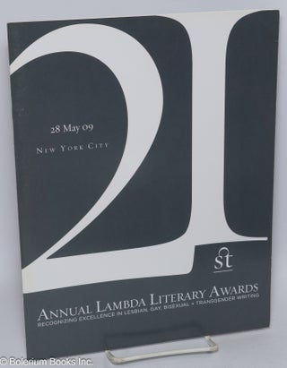 Cat.No: 305160 The Lambda Literary Awards: recognizing excellence in lesbian, gay,...