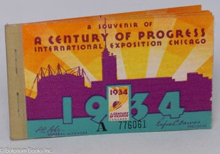 Cat.No: 305163 A Souvenir of 'A Century of Progress' International Exposition Chicago 1934