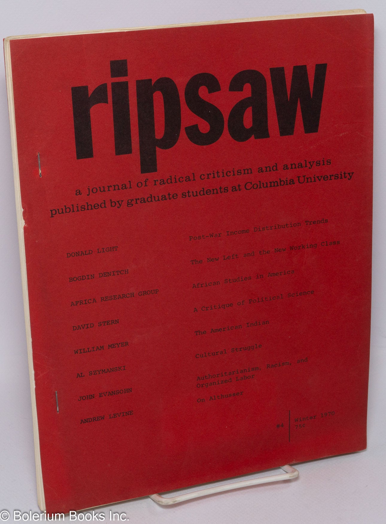 Ripsaw: A Journal of Radical Criticism and Analysis Published by ...