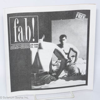 Cat.No: 305294 fab! L.A.s' gay & lesbian to-do guide; #46 March 9-22, 1997. Mark Ariel