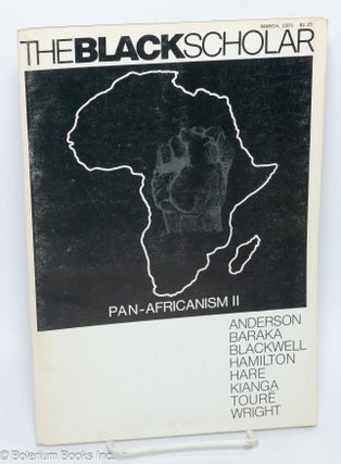 Cat.No: 305378 The Black Scholar: Volume 2, Number 7, March 1971; Pan-Africanism II....