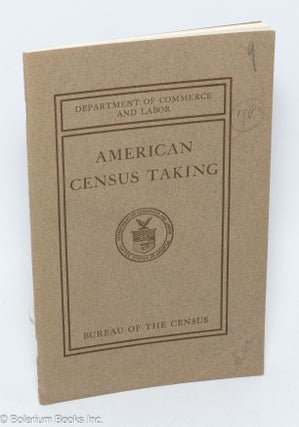 Cat.No: 305381 American Census Taking - From the First Census of the United States....