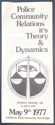 Cat.No: 305410 Police Community Relations: it's theory & dynamics