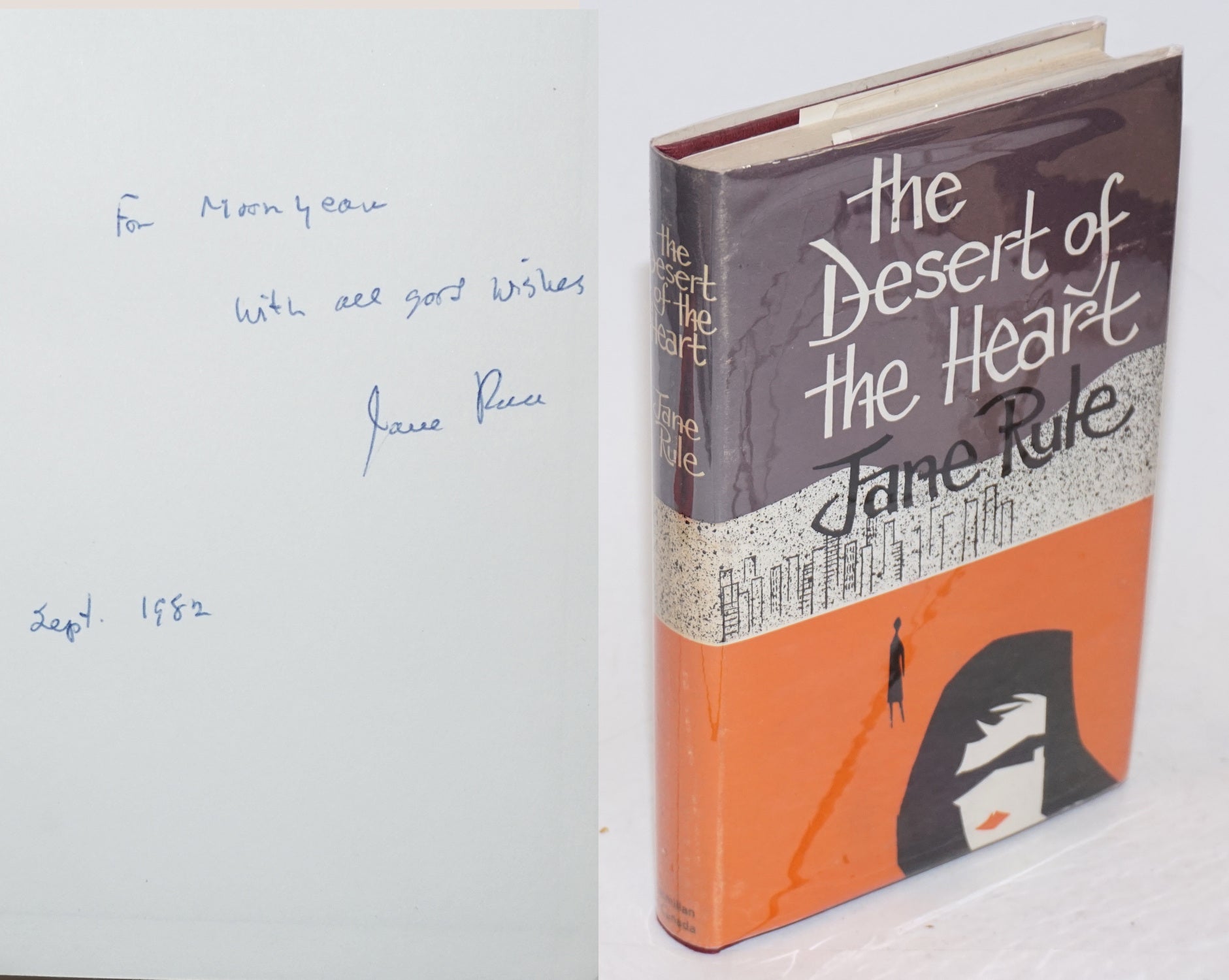 The Desert of the Heart inscribed & signed | Jane Rule