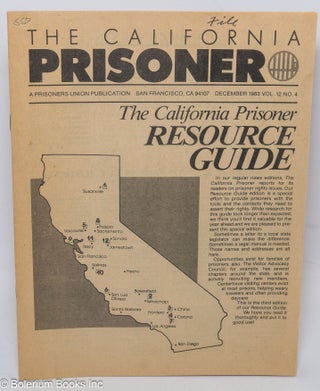 Cat.No: 305420 The California prisoner; a prisoners union publication, vol. 12, no. 4...