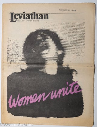 Cat.No: 305482 Leviathan: vol. 2 #1, May 1970: Women Unite. Waltraud Ireland, Andrea...