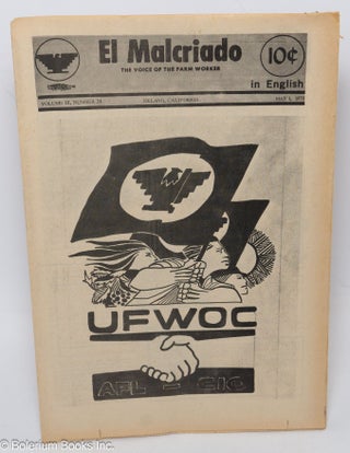 Cat.No: 305516 El Malcriado: The voice of the farm worker. vol. 3, no. 24 (May 1, 1970