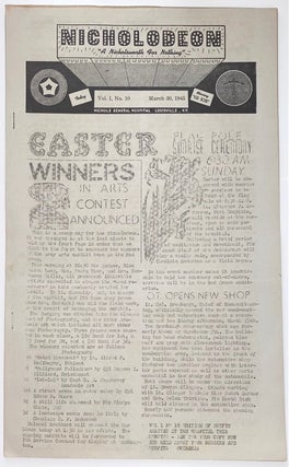 Cat.No: 305528 Nicholodeon. Vol. 1 no. 10 (March 30, 1945