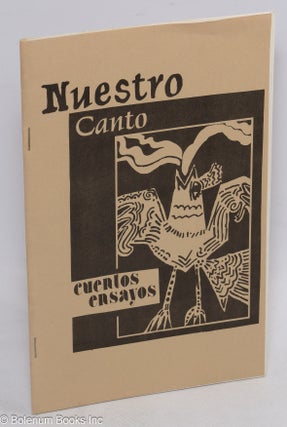 Cat.No: 305804 Nuestro canto: cuentos, ensayos