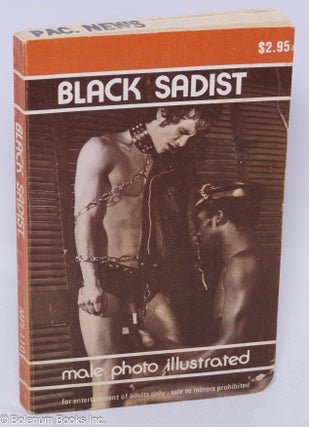 Cat.No: 305904 Black Sadist: male photo illustrated. Anonymous