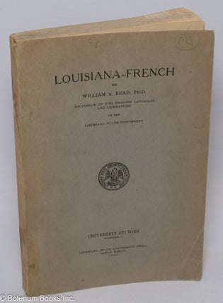 Cat.No: 306226 Louisiana-French. William A. Read