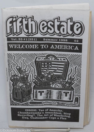 Cat.No: 306277 Fifth Estate: vol. 33, #1 (#351), Summer 1998
