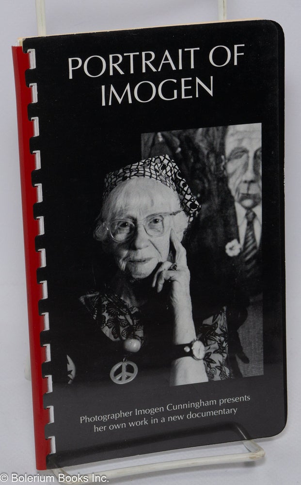Imogen Stapleton Portrait of Imogen. Photographer Imogen Cunningham presents her own ...