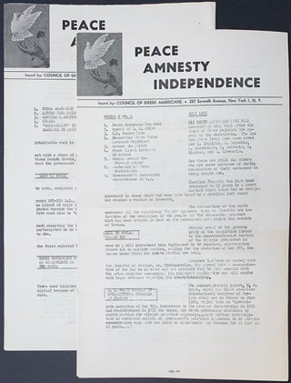 Cat.No: 306401 Peace, Amnesty, Independence [three issues