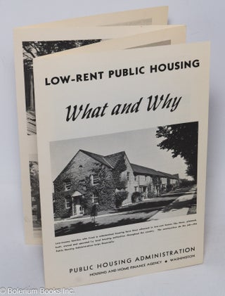 Cat.No: 306537 Low-rent public housing; what and why