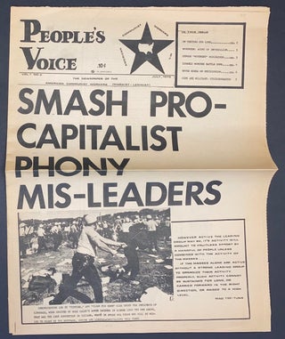 Cat.No: 306561 People's Voice: Vol. 1 no. 2 (July 1972