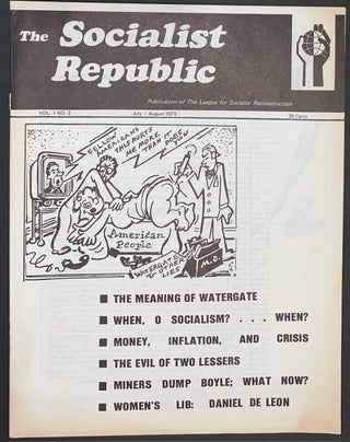Cat.No: 306562 The Socialist Republic. Vol. 1 no. 2 (July-August 1973