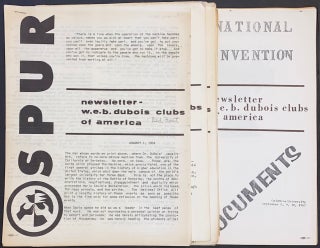 Cat.No: 306603 Spur. Newsletter, W. E. B. DuBois Clubs of America [six issues