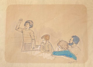 Cat.No: 306704 [Chicago conspiracy trial sketch
