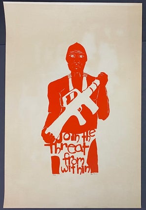 Cat.No: 306706 Join the threat from within [screenprint poster