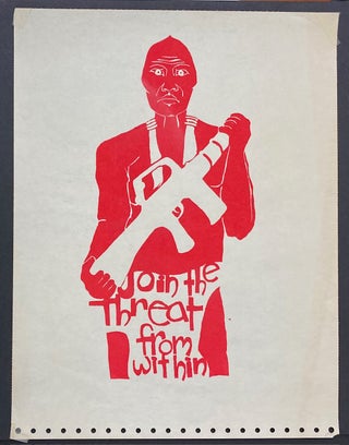 Cat.No: 306708 Join the threat from within [screenprint poster