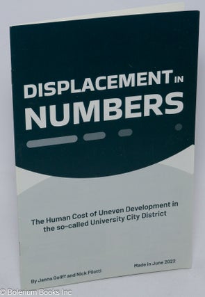 Cat.No: 306748 Displacement in numbers; the human cost of uneven development in the...