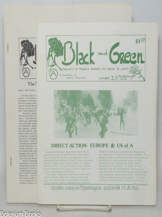 Cat.No: 306774 Black and green: a journal of social ecology [nos. 1 and 2/3] "The...