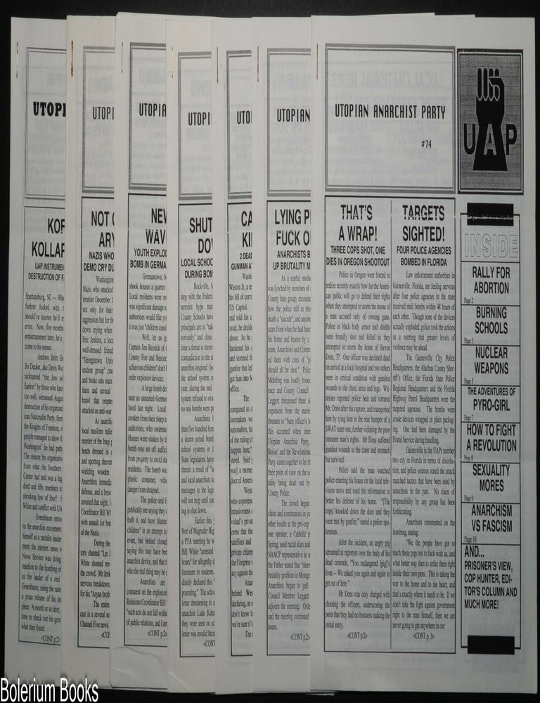 Cat.No: 306820 Utopian Anarchist Party [7 issues]