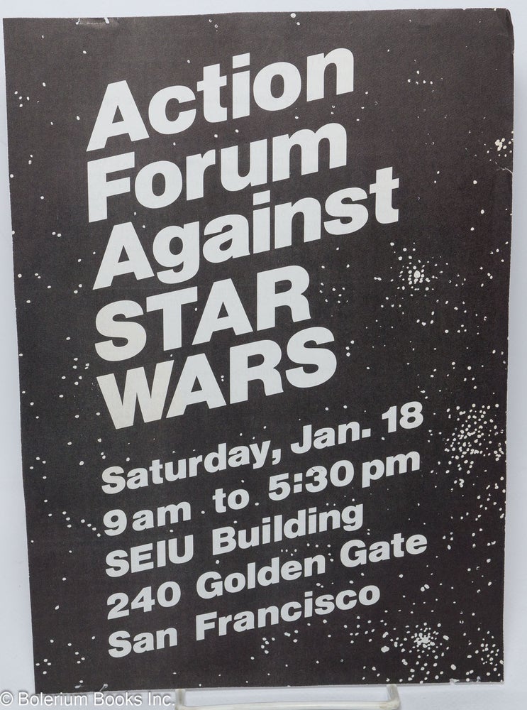 Cat.No: 306851 Action forum against star wars [handbill