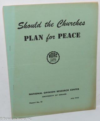 Cat.No: 306871 Should the Churches Plan for Peace